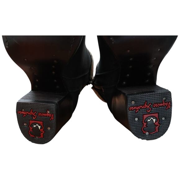 Vaquero Signature Women's Botineta Ankle Boot In Black Size 8 - Picture 13 of 14